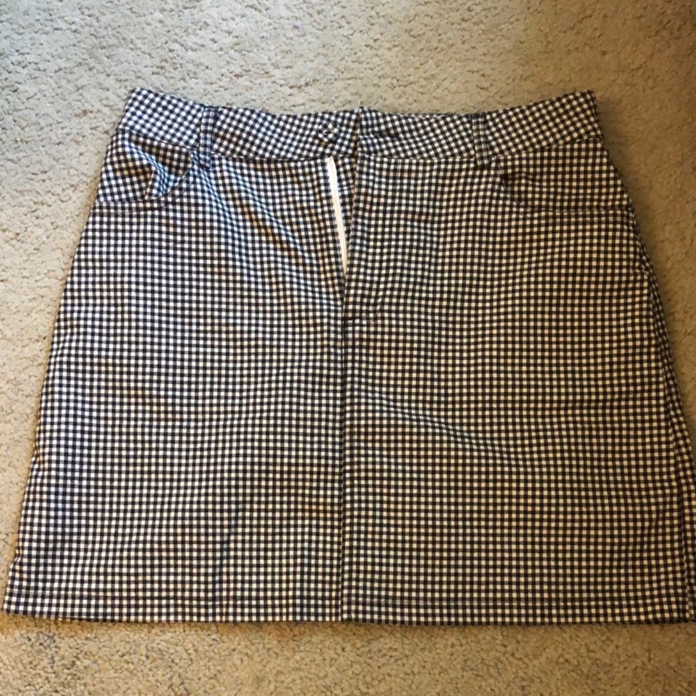 Checkered Mini Skirt